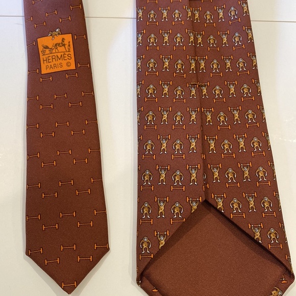 Hermes Other - HERMES TIE # 625660 VERY SOUGHT AFTER WITH 2 TONE SILK
